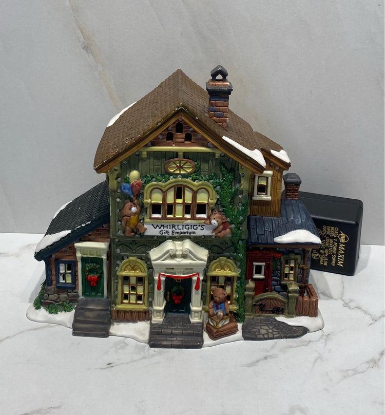 Santa's Workbench Lighted House