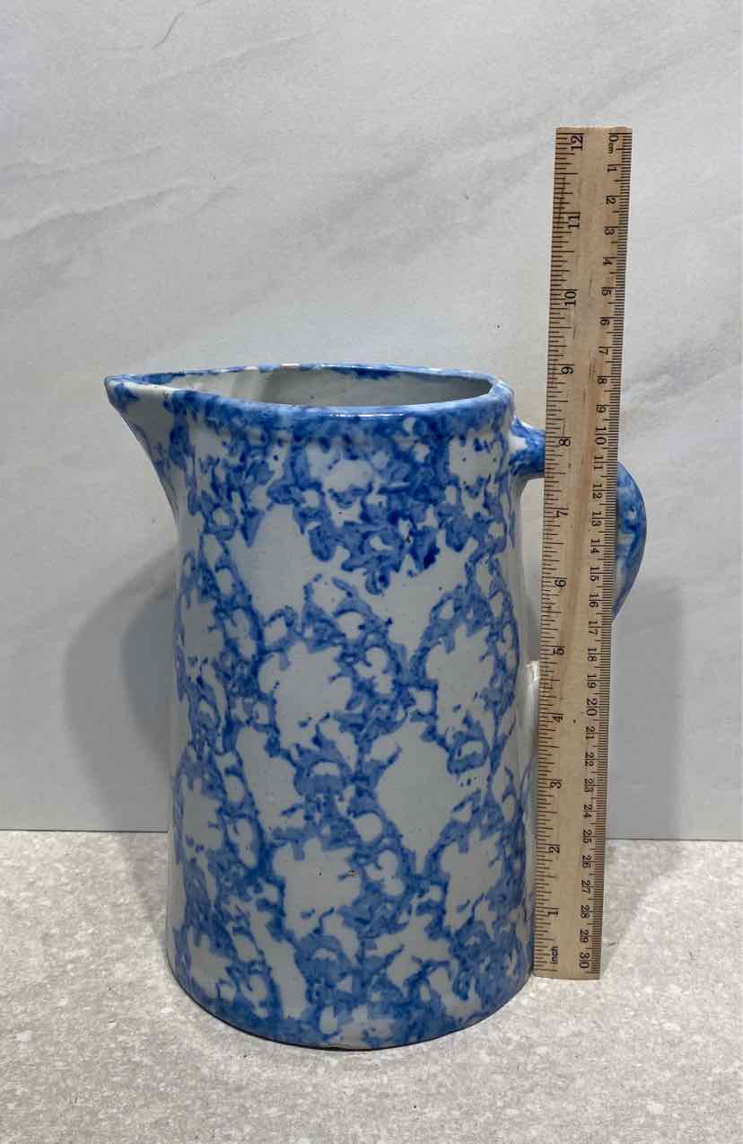 Old Spongeware Pitcher