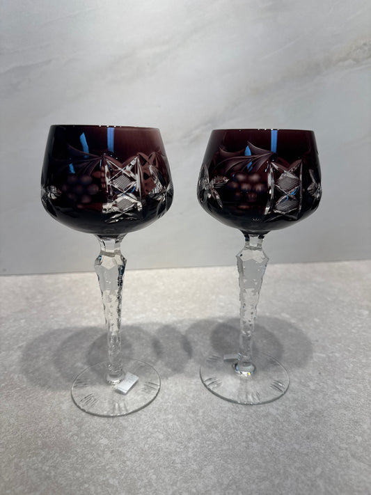Set of 2 Cut To Clear Glasses