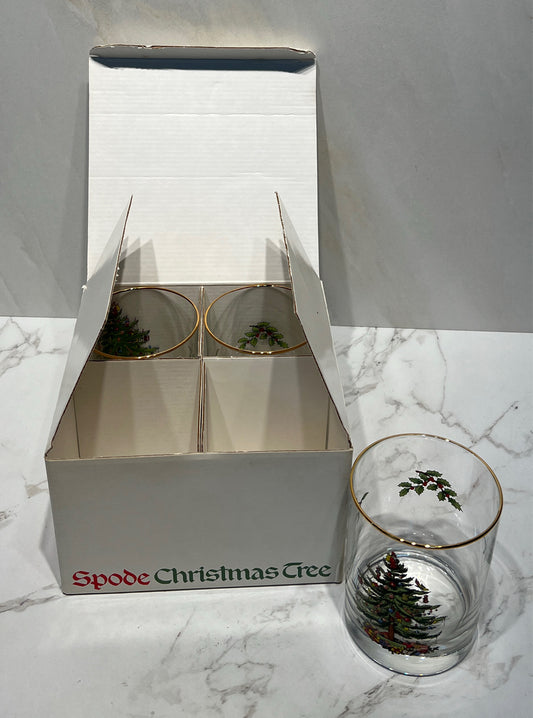 Set of 3 Spode Glasses