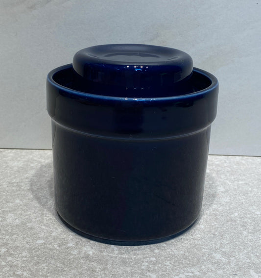 Covered Blue Jar