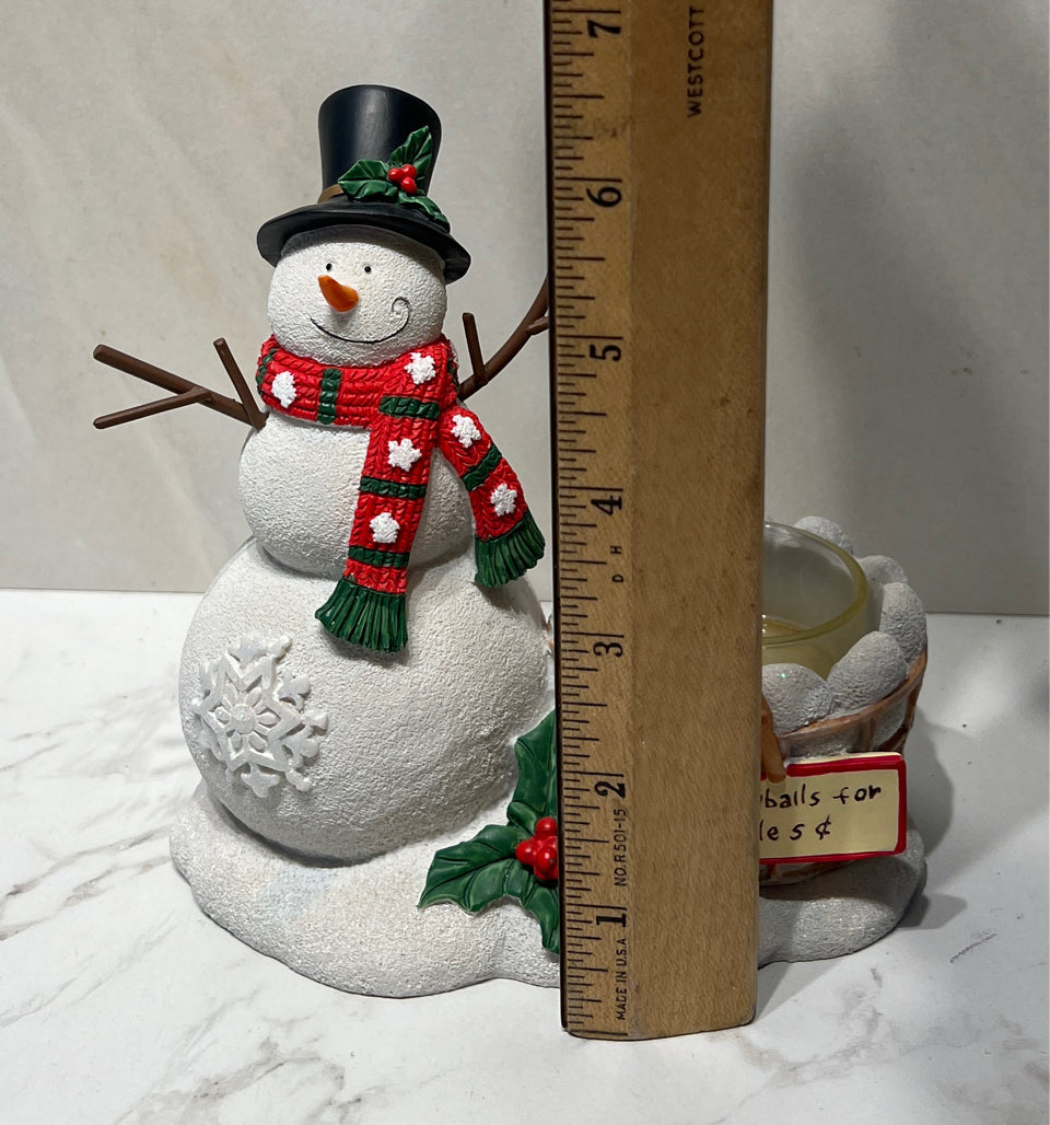 Snowman Candleholder