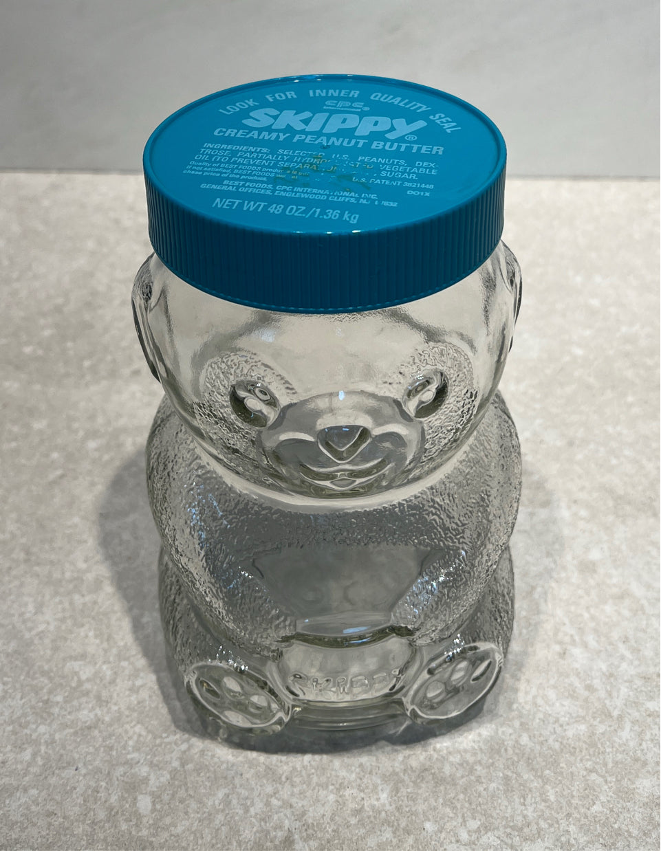 Covvered Skippy Jar