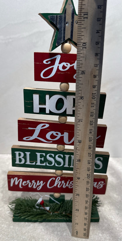 Merry Christmas Figurine