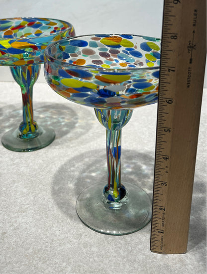 Set of 6 Crate and Barrel Margarita Glasses