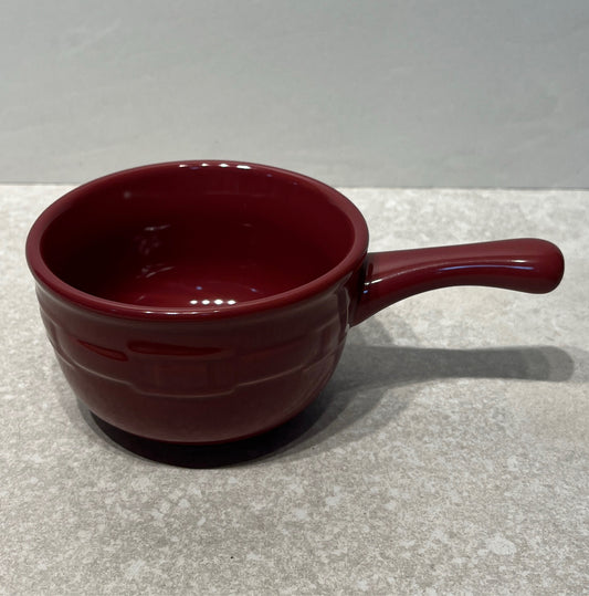 Longaberger Handled Soup Bowl