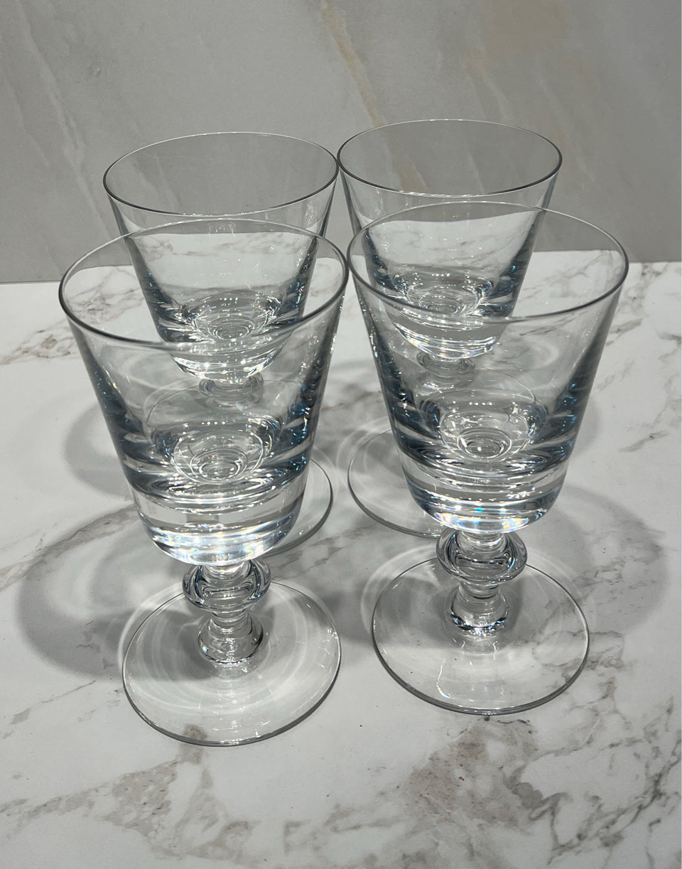Set of 4 Val St. Lambert Glasses