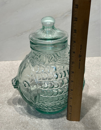 Covered Fish Jar