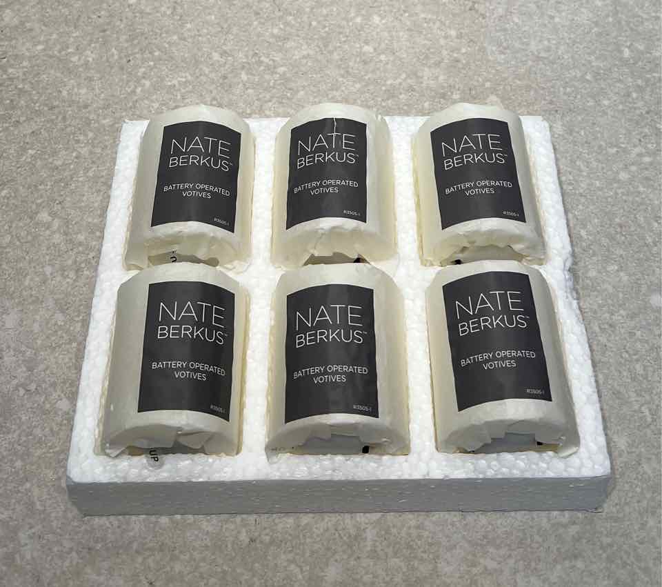 Set of 6 Nate Berkus Candles (New)