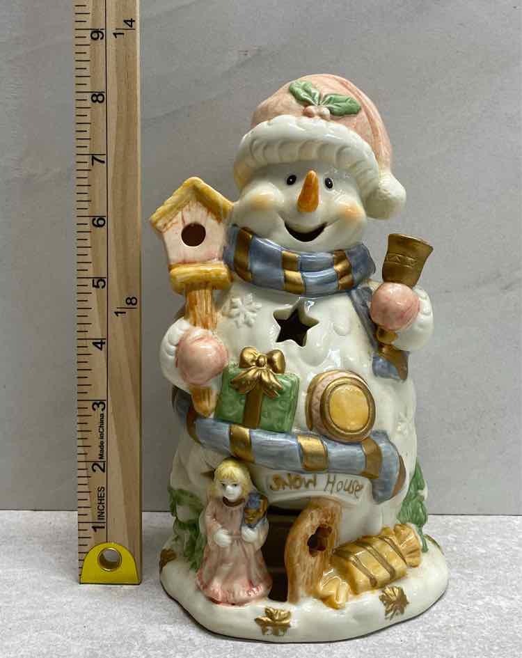 Snowman Candleholder