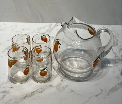 Pitcher with 4 GLasses