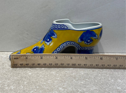 Yellow and Blue Shoe