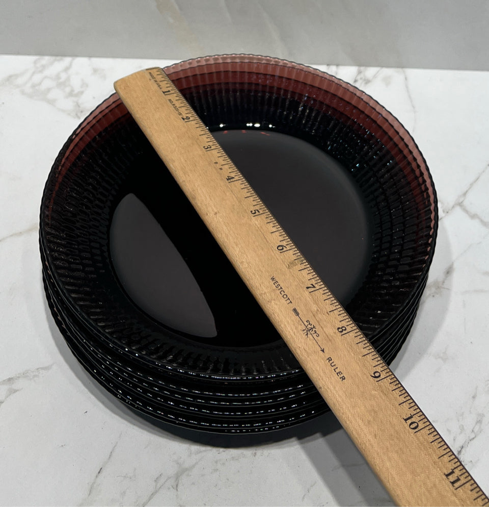 Set of 8 Purple Bowls
