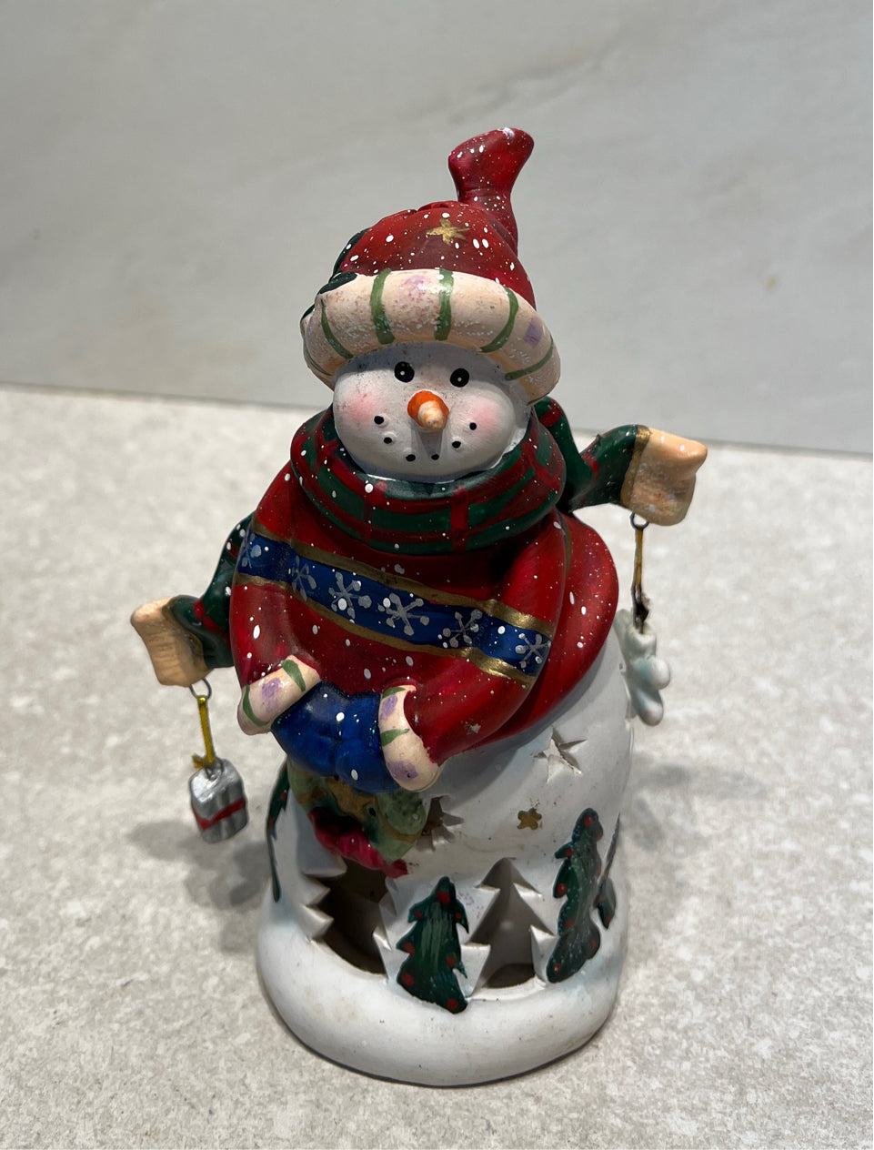 Snowman CandleHolder
