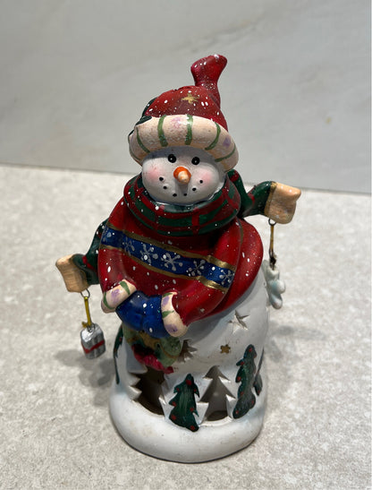 Snowman CandleHolder