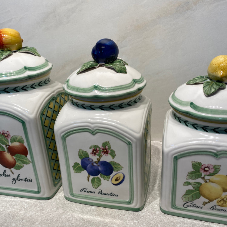 Villeroy and Boch Fench Garden - Set of 3 Canisters