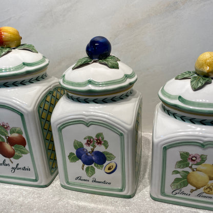 Villeroy and Boch Fench Garden - Set of 3 Canisters