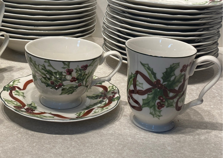 Charter Club Winter Garland Dinnerware Set