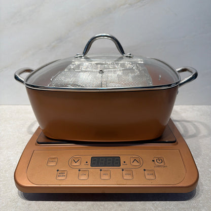 Copper cHef Cookig Top with Pan