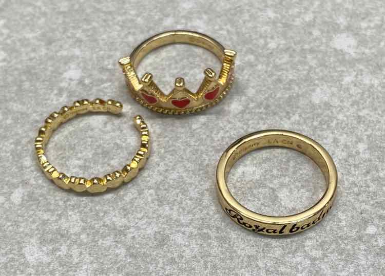 Set of 3 Disney Rings