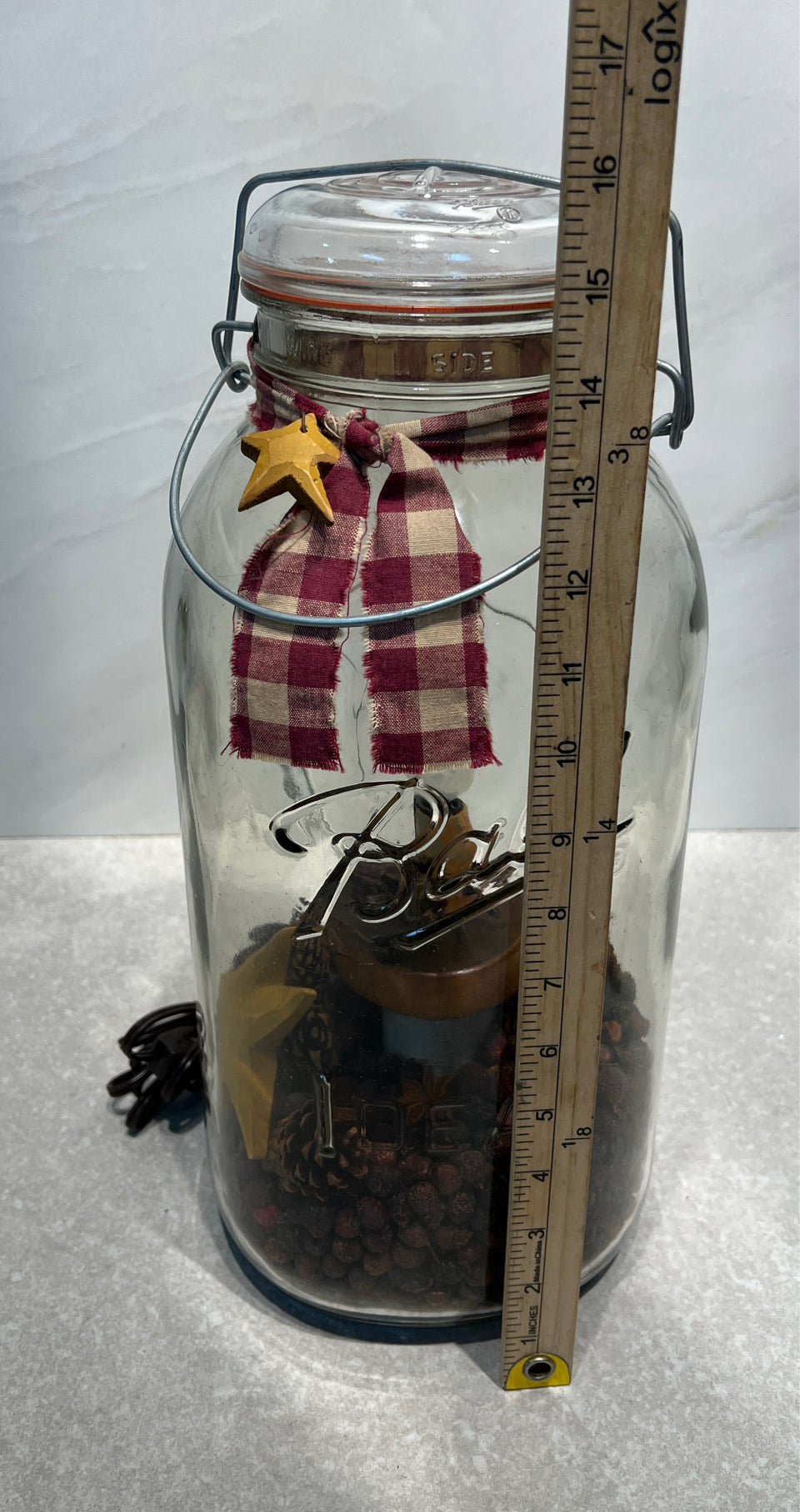 Ball Mason Jar Lamp