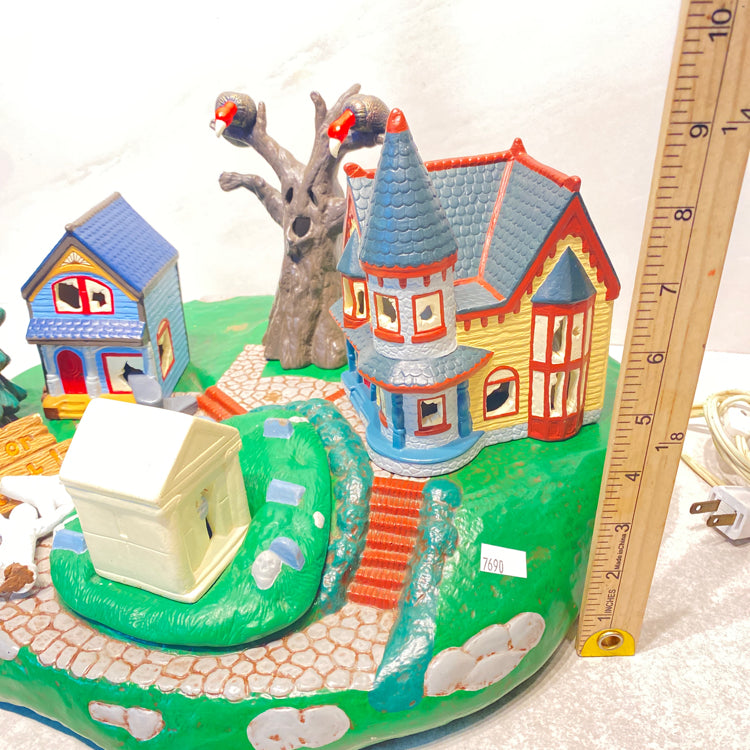 Ceramic Halloween Village