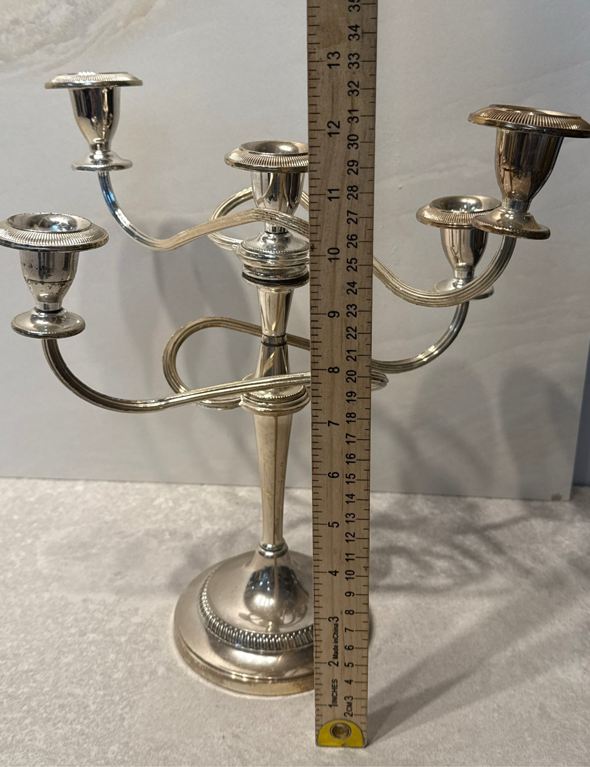 Silverplate Candleholder