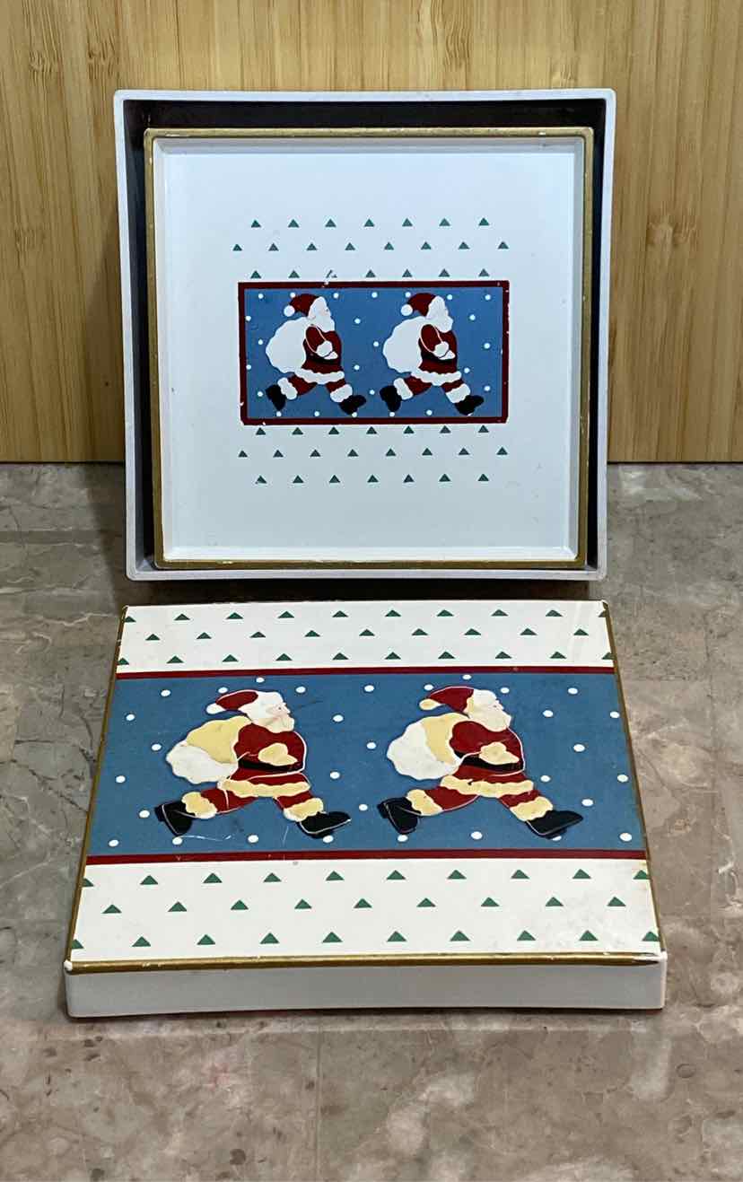 Santa Coasters