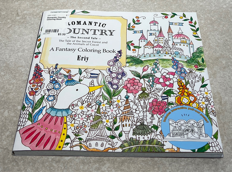 Romantic Country Coloring Book
