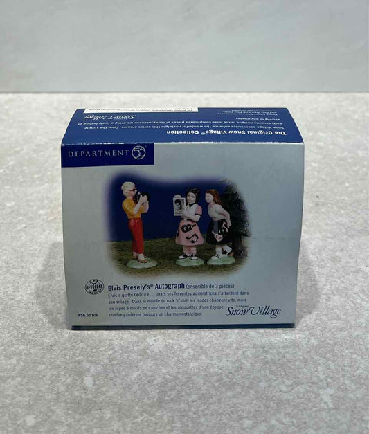 Dept. 56 Elvis Presley's Autograph