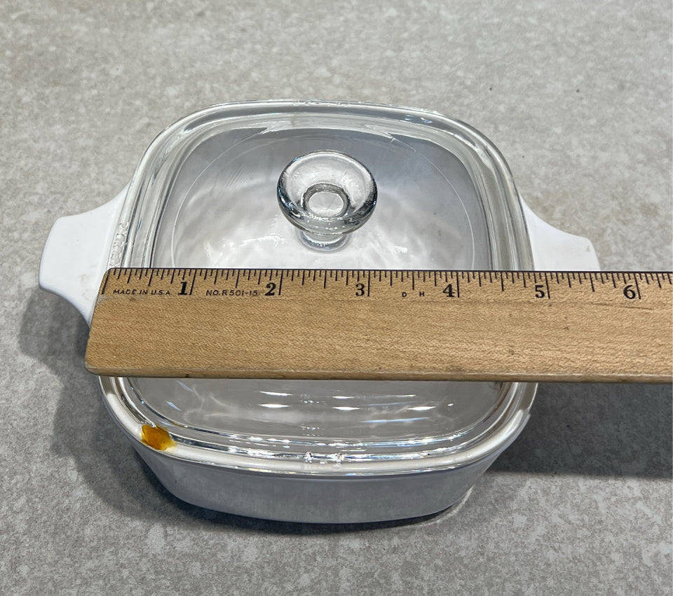 Covered Corningware Bowl