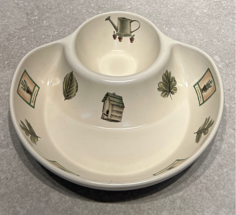 Pfaltzgraff Chip and Dip Bowl