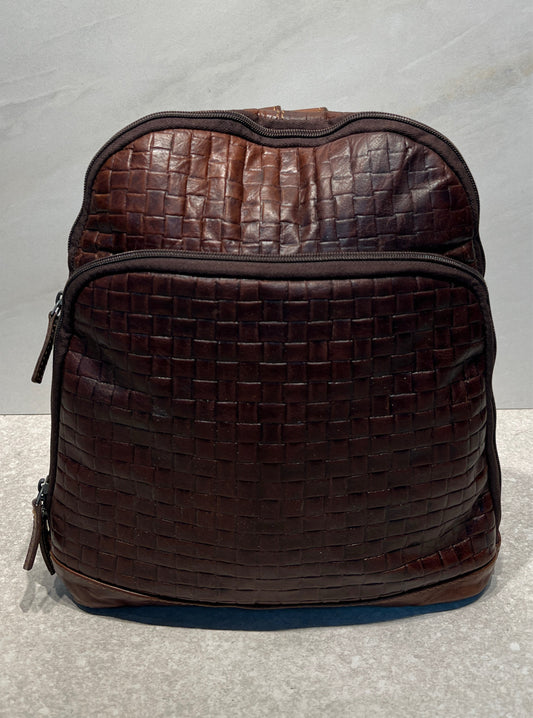 Jack Georges Leather Backpack