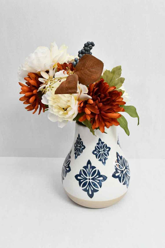 Vase With Artifical Flowers