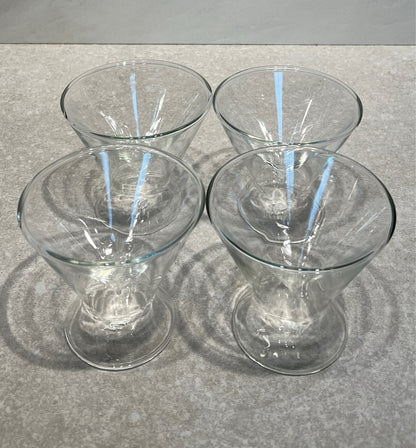 4 Doubled Walled Glasses