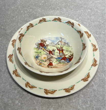 Set of 2 Bunnykins Dishes