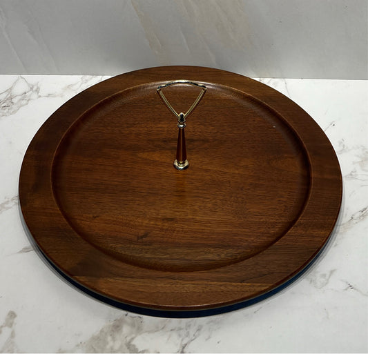 Walnut Handled Tray