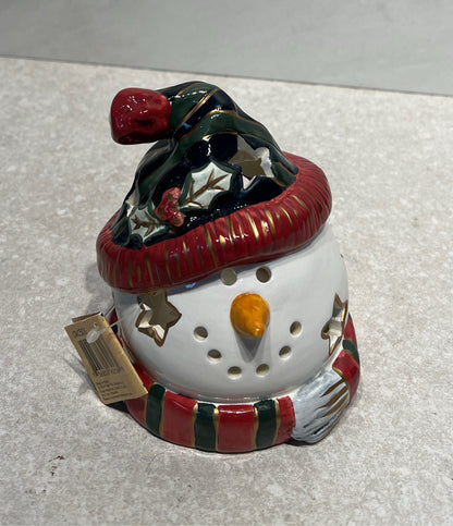Snowman Candleholder
