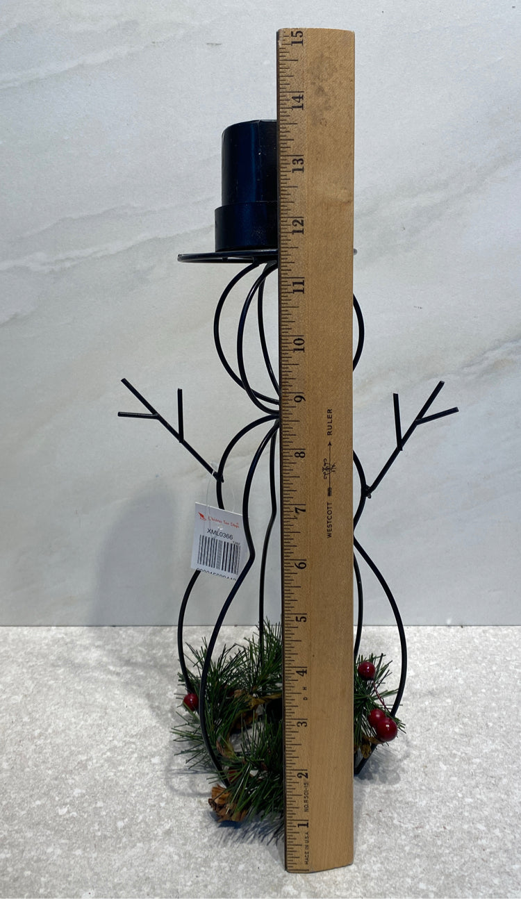 Snowman Candleholder