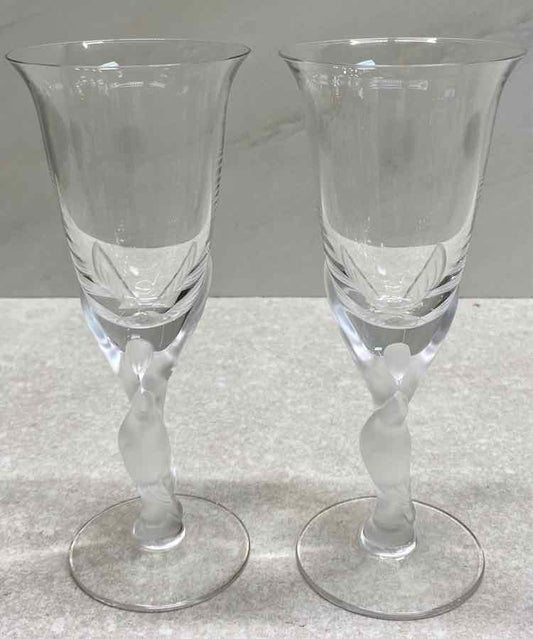 Set of 2 Faberge Dove Glasses