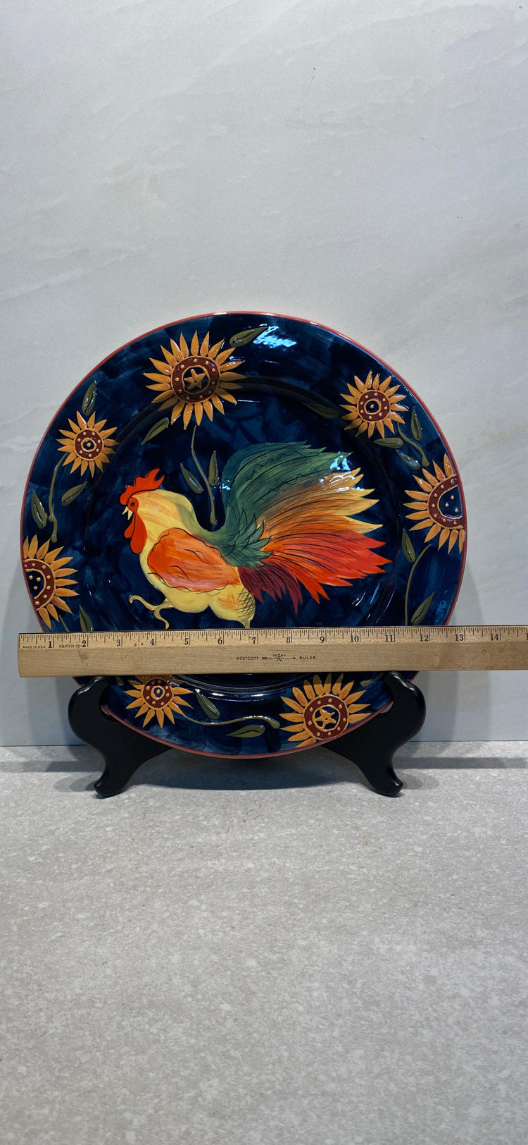 Rooster Plate