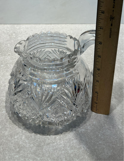 Cut Glass Pitcher