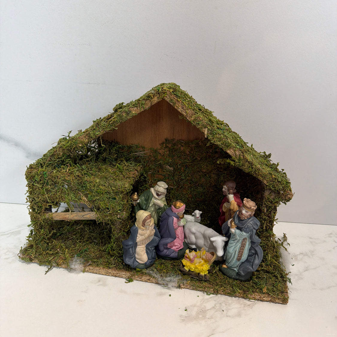Nativty Scene With Creche