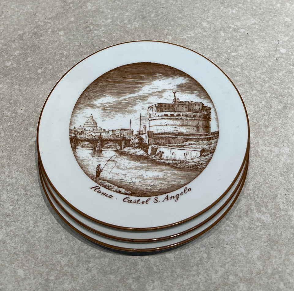 Set of 3 Italy Plates