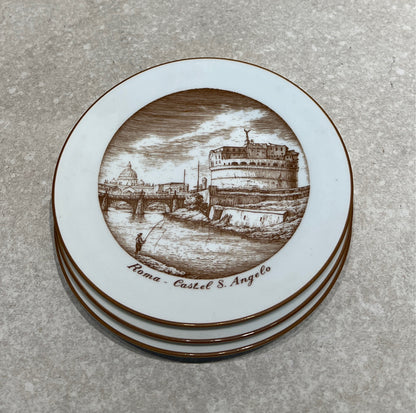 Set of 3 Italy Plates