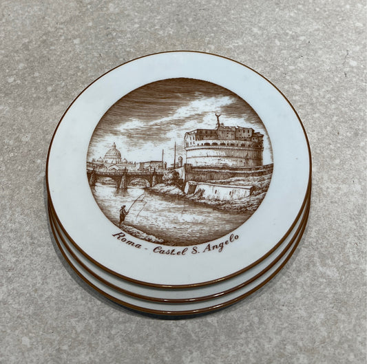 Set of 3 Italy Plates
