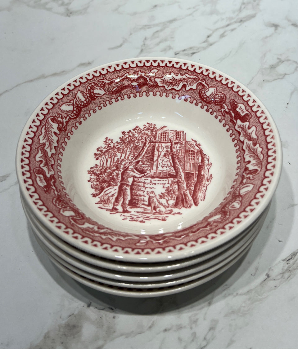Set of 5 Memory Lane Bowls