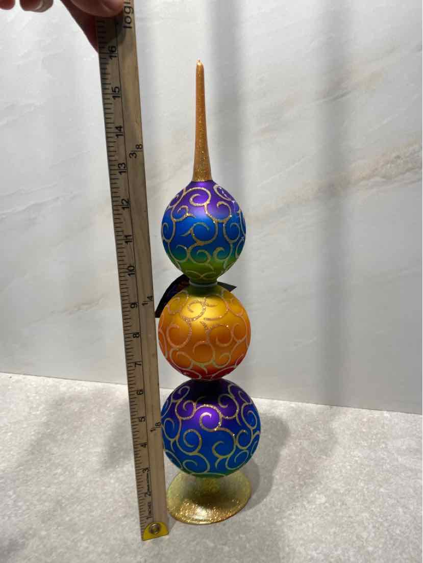 Christopher Radko Rainbow Finial