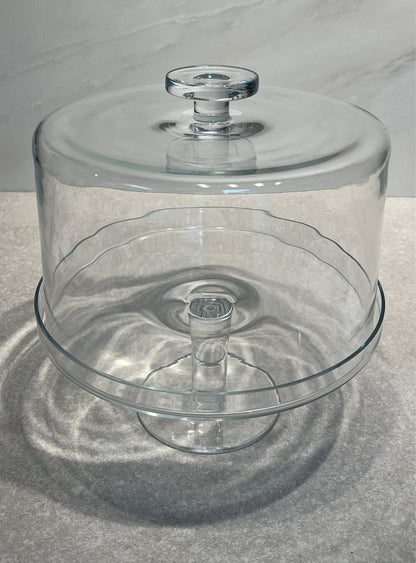 Covered Cake Plate