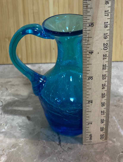 Crackle Glass Pitcher